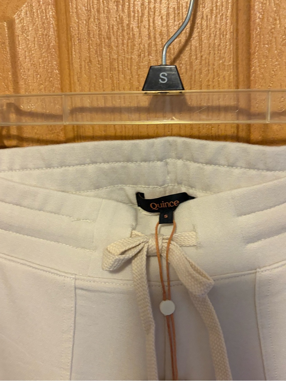 Quince NWT Woman’s Size Small SuperSoft Cropped Wide-Leg Drawstring Lounge Pants - Picture 3 of 4